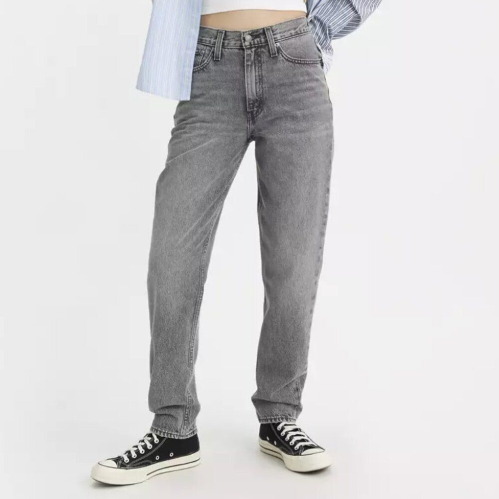 Levi's® Premium 80s Mom Women's Jeans in Color What Once Was - Grey Sz 25